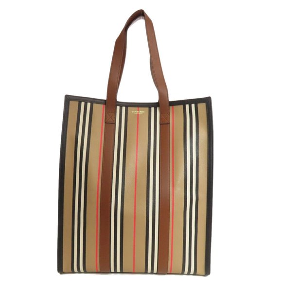 Burberry Stripe Tote Bag for Women BURBERRY - Picture 1 of 10